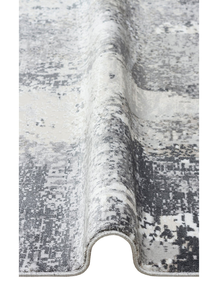 Marble Serisi Modern Desenli Salon Oturma Odası Koridor Antre Şık Halı 04 GREY ANTRASIT - Carpetdocia