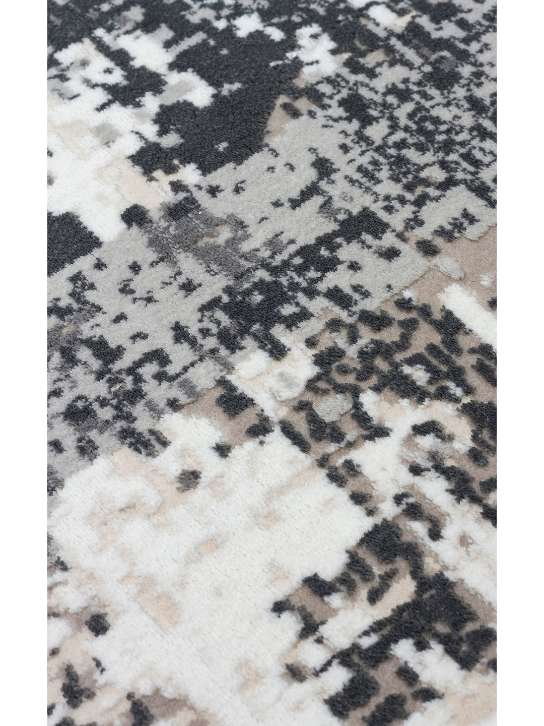 Marble Serisi Modern Desenli Salon Oturma Odası Koridor Antre Şık Halı 04 GREY ANTRASIT - Carpetdocia