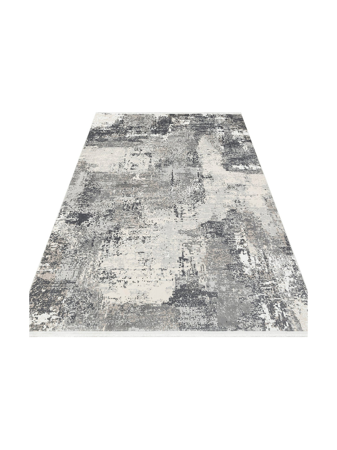 Marble Serisi Modern Desenli Salon Oturma Odası Koridor Antre Şık Halı 04 GREY ANTRASIT - Carpetdocia
