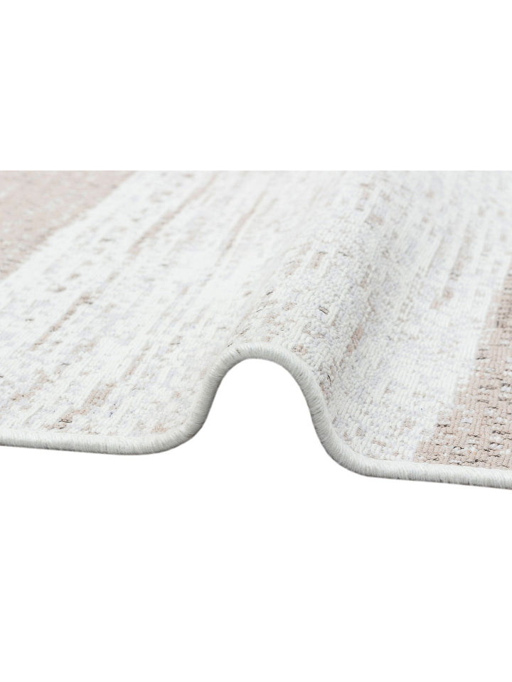Maya %100 Naturel Pamuk Yıkanabilir Çift Taraflı Oturma Odası Mutfak Koridor Modern Kilim 06 NATURAL - Carpetdocia