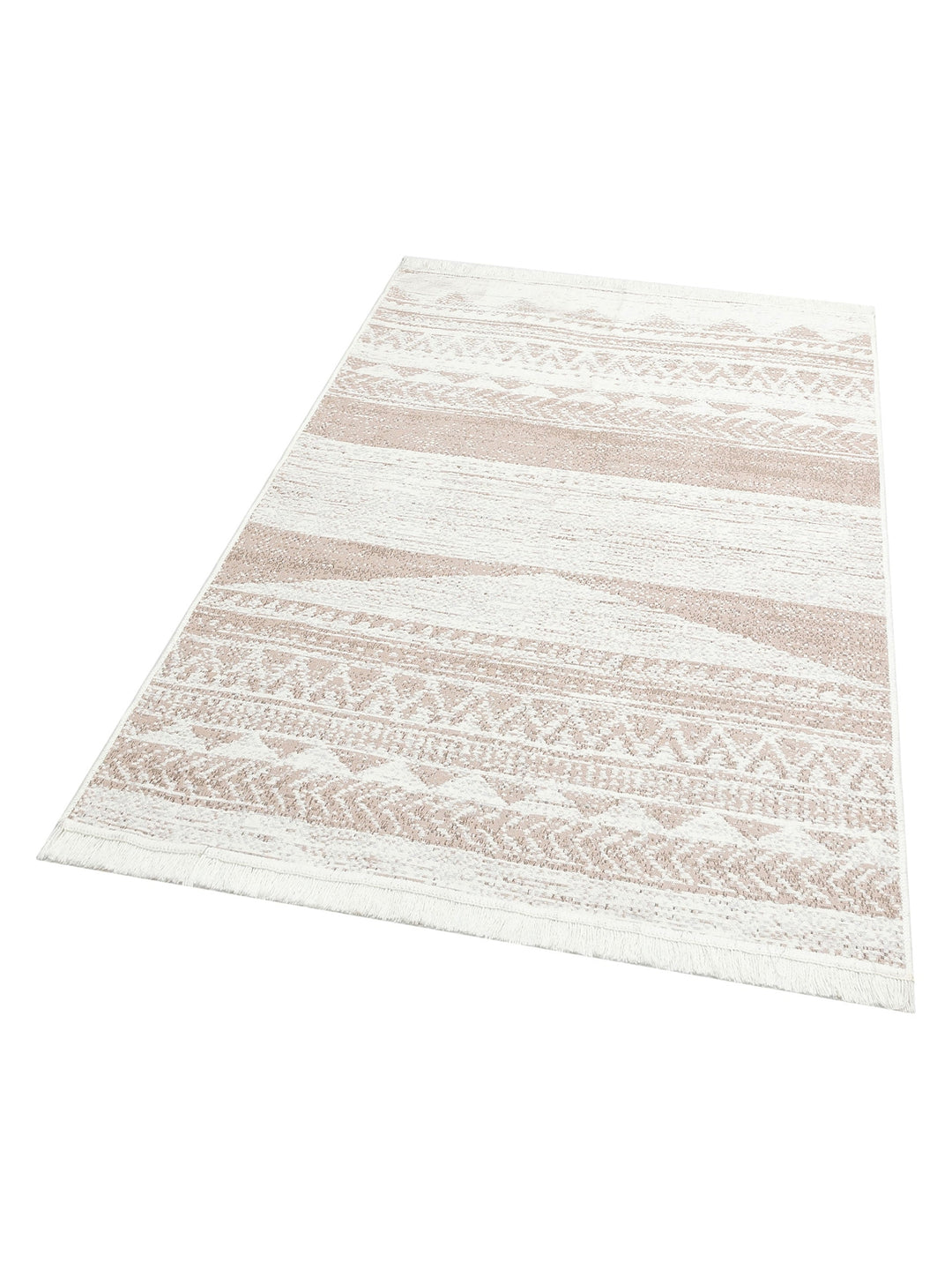 Maya %100 Naturel Pamuk Yıkanabilir Çift Taraflı Oturma Odası Mutfak Koridor Modern Kilim 06 NATURAL - Carpetdocia