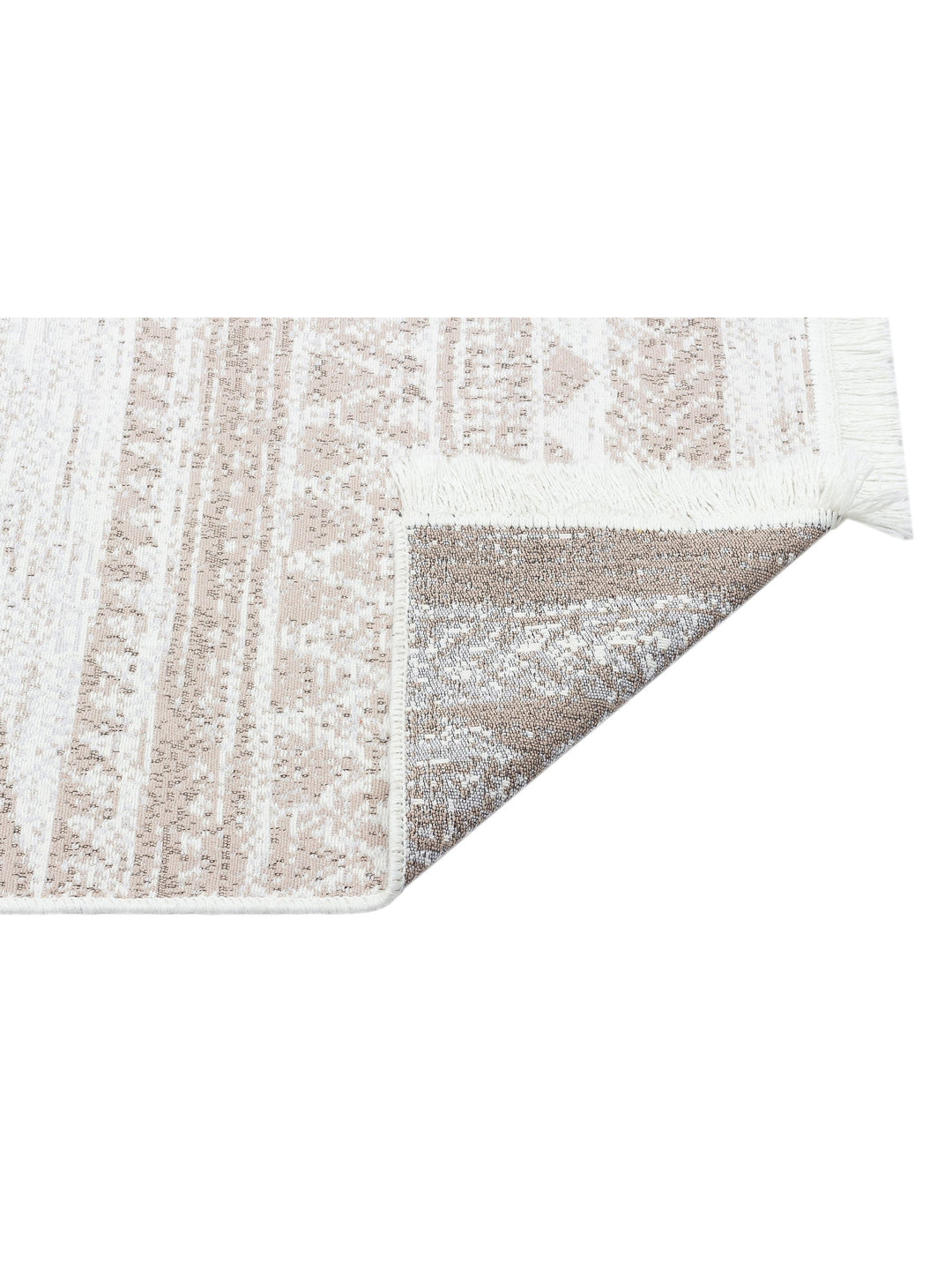 Maya %100 Naturel Pamuk Yıkanabilir Çift Taraflı Oturma Odası Mutfak Koridor Modern Kilim 06 NATURAL - Carpetdocia