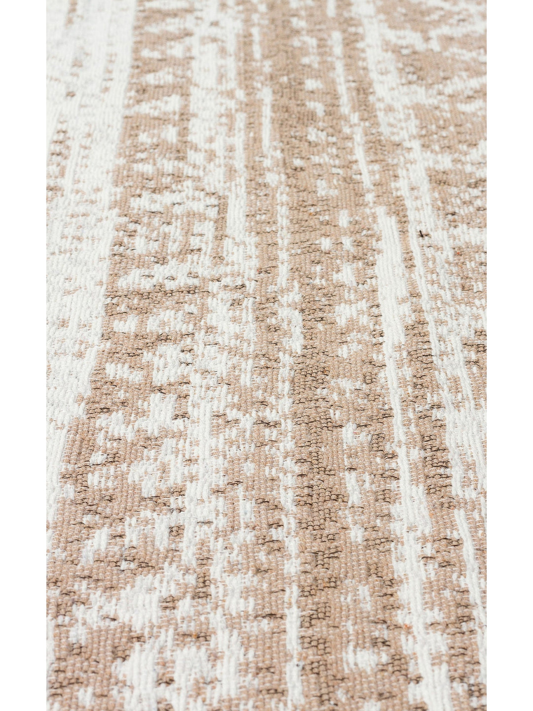 Maya %100 Naturel Pamuk Yıkanabilir Çift Taraflı Oturma Odası Mutfak Koridor Modern Kilim 06 NATURAL - Carpetdocia