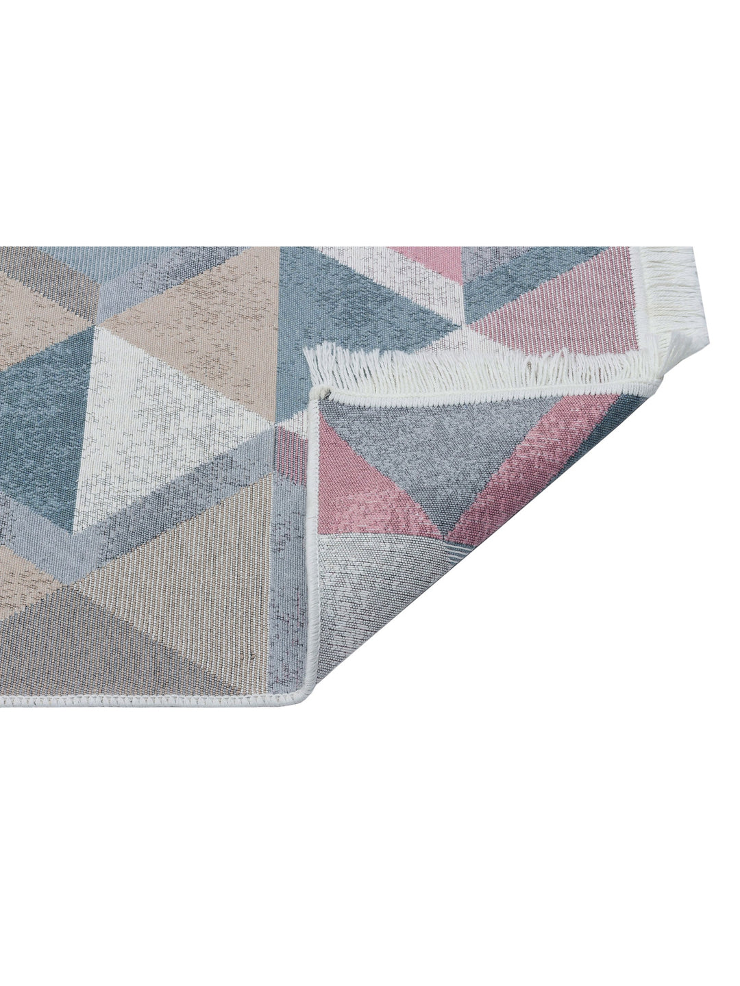 Maya %100 Naturel Pamuk Yıkanabilir Çift Taraflı Oturma Odası Mutfak Koridor Modern Kilim 10BLUPNK - Carpetdocia