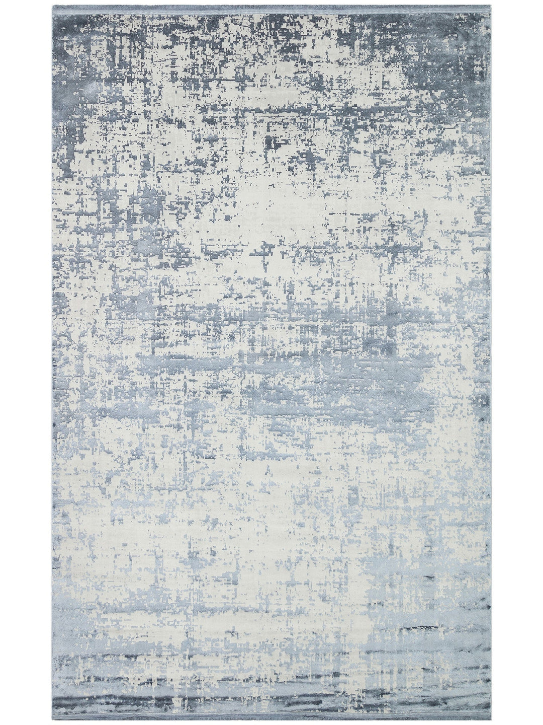 Paris Parlak İpeksi Görünümlü Salon Oturma Odası Koridor Antre Modern Halı 01 DENIM NW - Carpetdocia