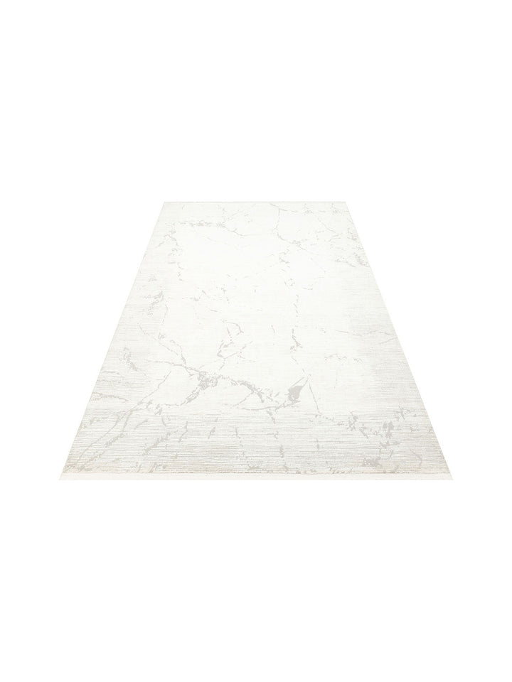 Pasific Serisi Eskitme Desenli Salon Oturma Odası Koridor Antre Modern Halı 20 CREAM GREY XW - Carpetdocia