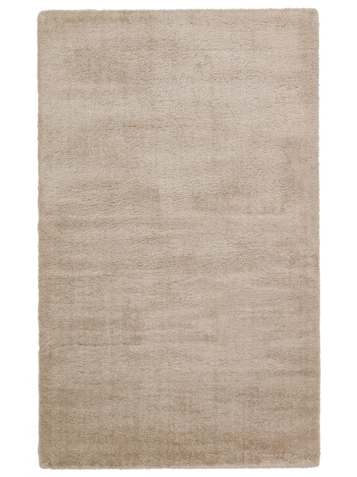 Peluche Hav Toz Vermez Yumuşak Modern Oturma Odası Salon Koridor Pofuduk Shaggy Halı 1006 BEIGE - Carpetdocia