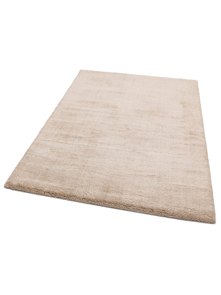 Peluche Hav Toz Vermez Yumuşak Modern Oturma Odası Salon Koridor Pofuduk Shaggy Halı 1006 BEIGE - Carpetdocia