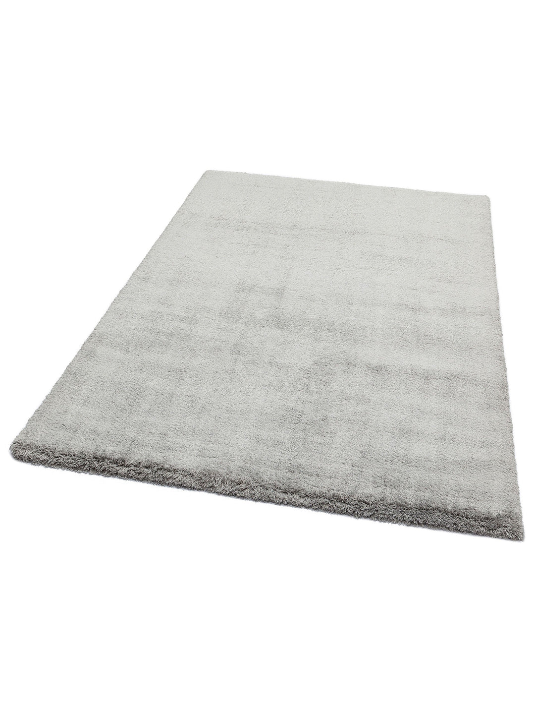 Peluche Hav Toz Vermez Yumuşak Modern Oturma Odası Salon Koridor Pofuduk Shaggy Halı 1006 GREY - Carpetdocia