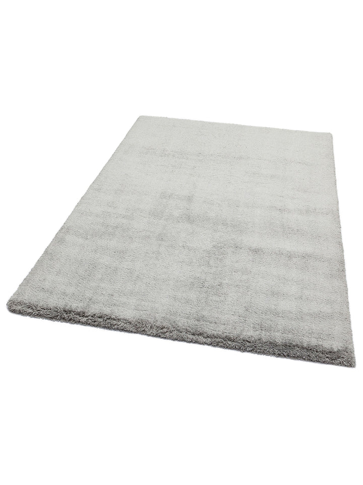 Peluche Hav Toz Vermez Yumuşak Modern Oturma Odası Salon Koridor Pofuduk Shaggy Halı 1006 GREY - Carpetdocia