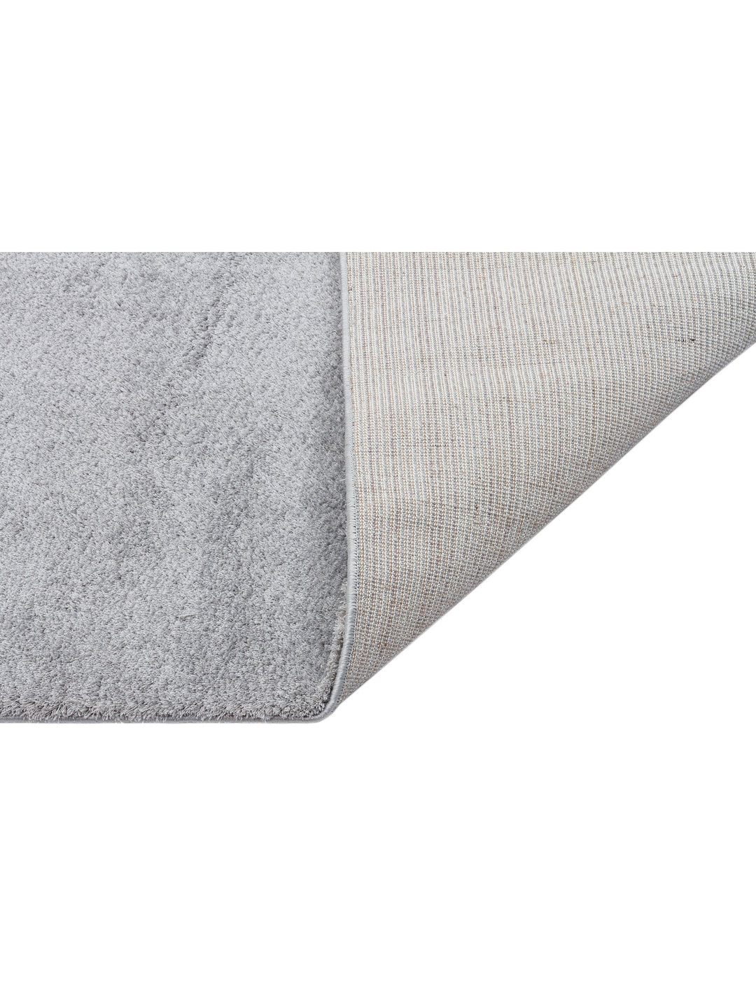 Peluche Hav Toz Vermez Yumuşak Modern Oturma Odası Salon Koridor Pofuduk Shaggy Halı 1006 GREY - Carpetdocia