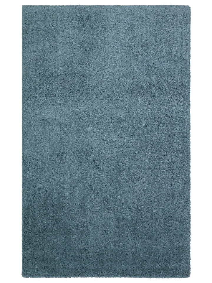 Peluche Hav Toz Vermez Yumuşak Modern Oturma Odası Salon Koridor Pofuduk Shaggy Halı 1006 MARINE - Carpetdocia