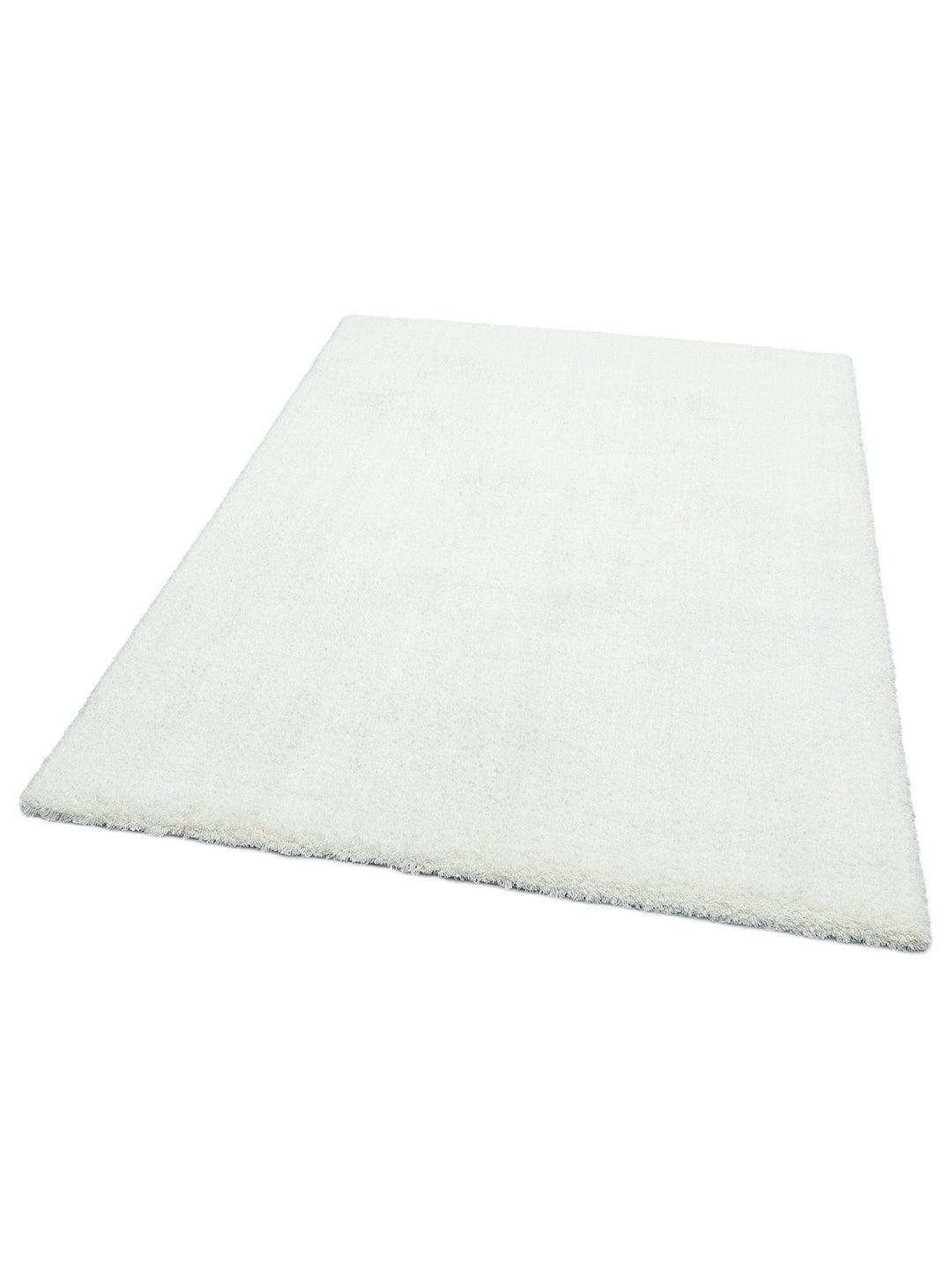 Peluche Hav Toz Vermez Yumuşak Modern Oturma Odası Salon Koridor Pofuduk Shaggy Halı 1006 WHITE - Carpetdocia