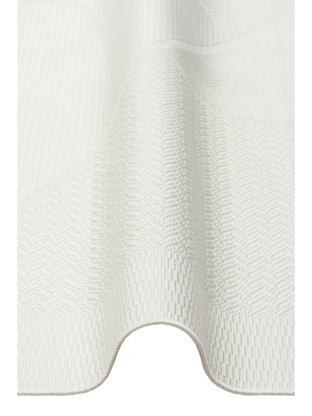Resort Katlanabilir ve Yıkanabilir Şık Desenlere Sahip Düz Dokuma İnce Halı LUX 01 WHITE - Carpetdocia
