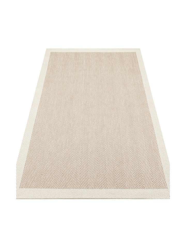 Resort Pamuklu Kaymaz Tabanlı Oturma Odası Koridor Antre Mutfak Şık Kilim 02 BEIGE