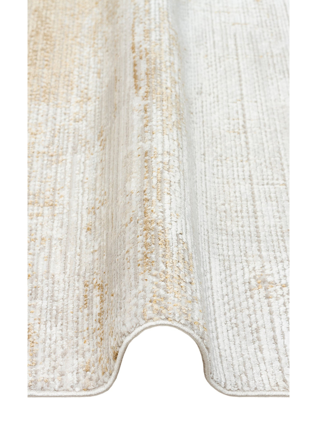 Sahra Serisi Viskon Karışımlı Parlak Şık Salon Halısı 02 CREAM TERRA - Carpetdocia