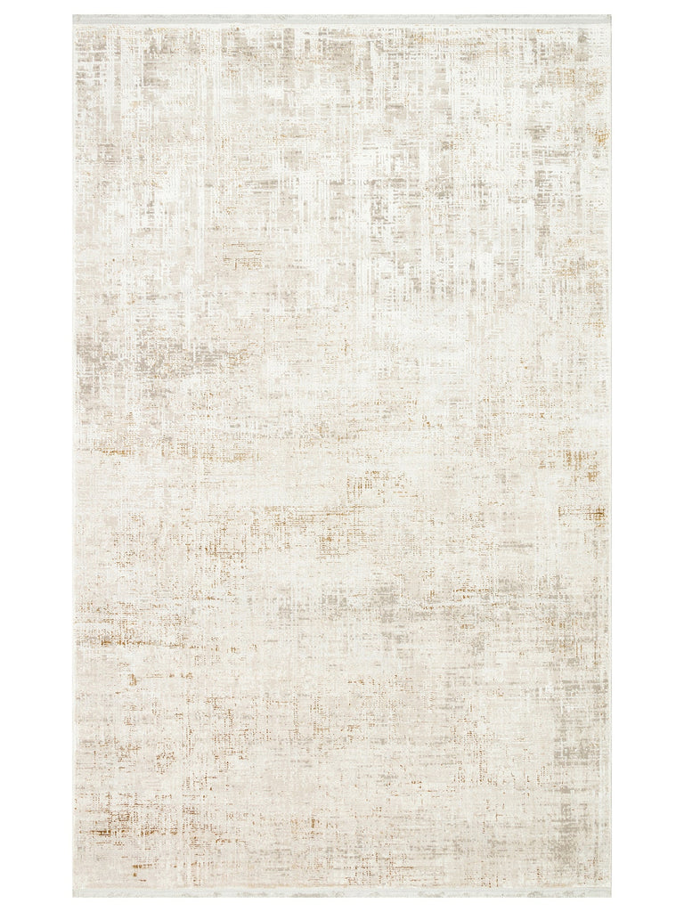 Sahara Series Viscose Blend Shiny Stylish Living Room Carpet 03 CREAM BEIGE