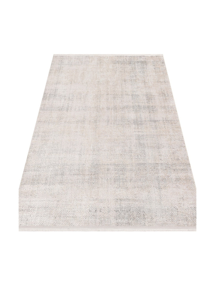 Smooth Yıkanabilir Kaymaz Parlak Oturma Odası Salon Koridor İnce Dokuma Modern Halı 21 BEIGE XW