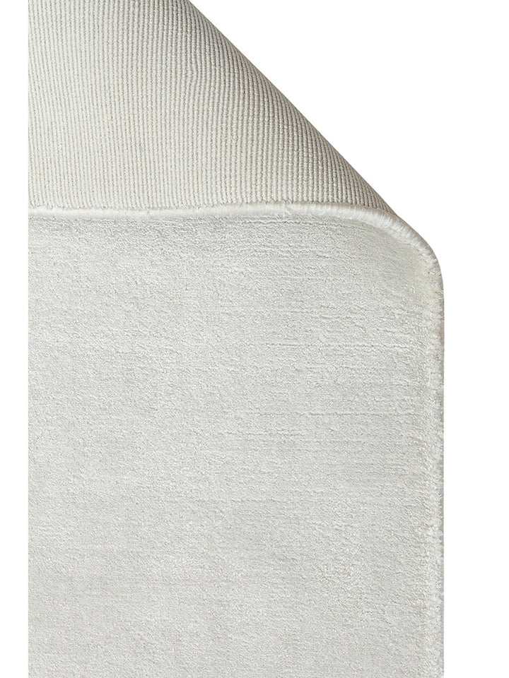Victoria Serisi %100 Naturel Viskon El Dokuma Sade Modern Salon Oturma Odası Yatak Odası Halı SILVER - Carpetdocia