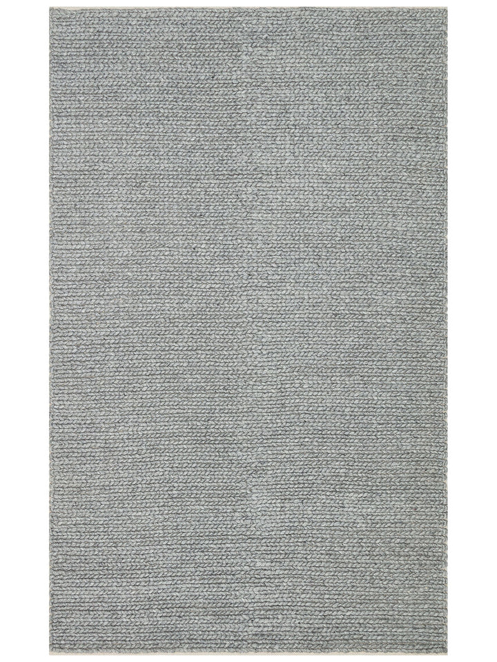 Woolstar %100 Naturel Kazak Desenli Salon Oturma Odası Koridor Antre El Dokuma Örgü Halı GREY - Carpetdocia