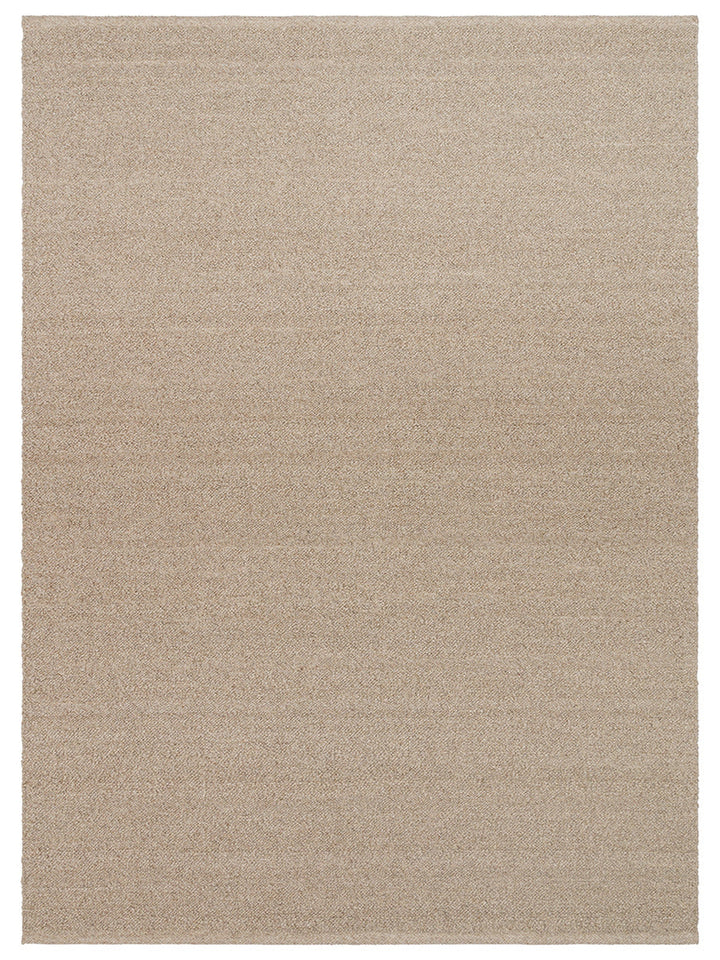 Agra Serie handgeknüpfter Teppich aus Wolle, Polyester und Baumwollmischung BEIGE