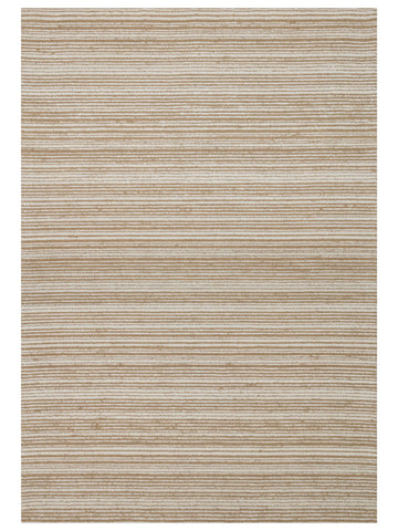 Barcelona Series Wool and Cotton Blend Handwoven Rug BEIGE