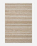 Tapis tissé à la main en mélange de laine et coton série Barcelona BEIGE