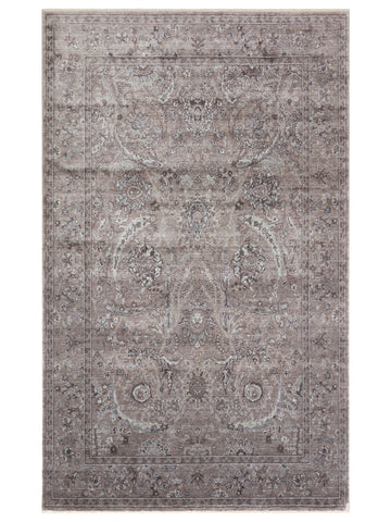Çırağan %100 Naturel Özel Işıltılı El Emeği ile Özel Tezgahlarda Üretilen TENCEL™ Uşak Halısı 07SMGR - Carpetdocia
