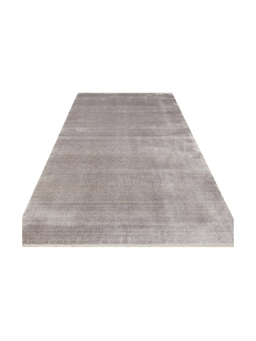 Çırağan %100 Naturel Özel Işıltılı El Emeği ile Özel Tezgahlarda Üretilen TENCEL™ Uşak Halısı 08GREY - Carpetdocia