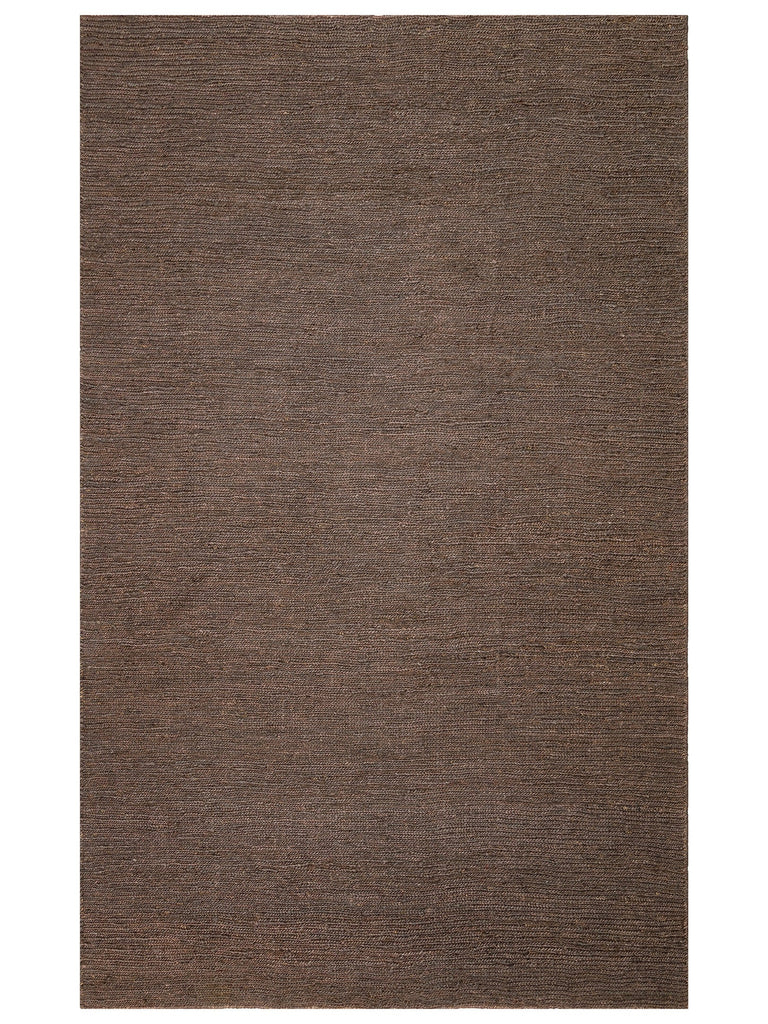 Coffee 100% Natural Hemp Living Room Lounge Hallway Entrance Bedroom Woven Rug PLAIN BROWN