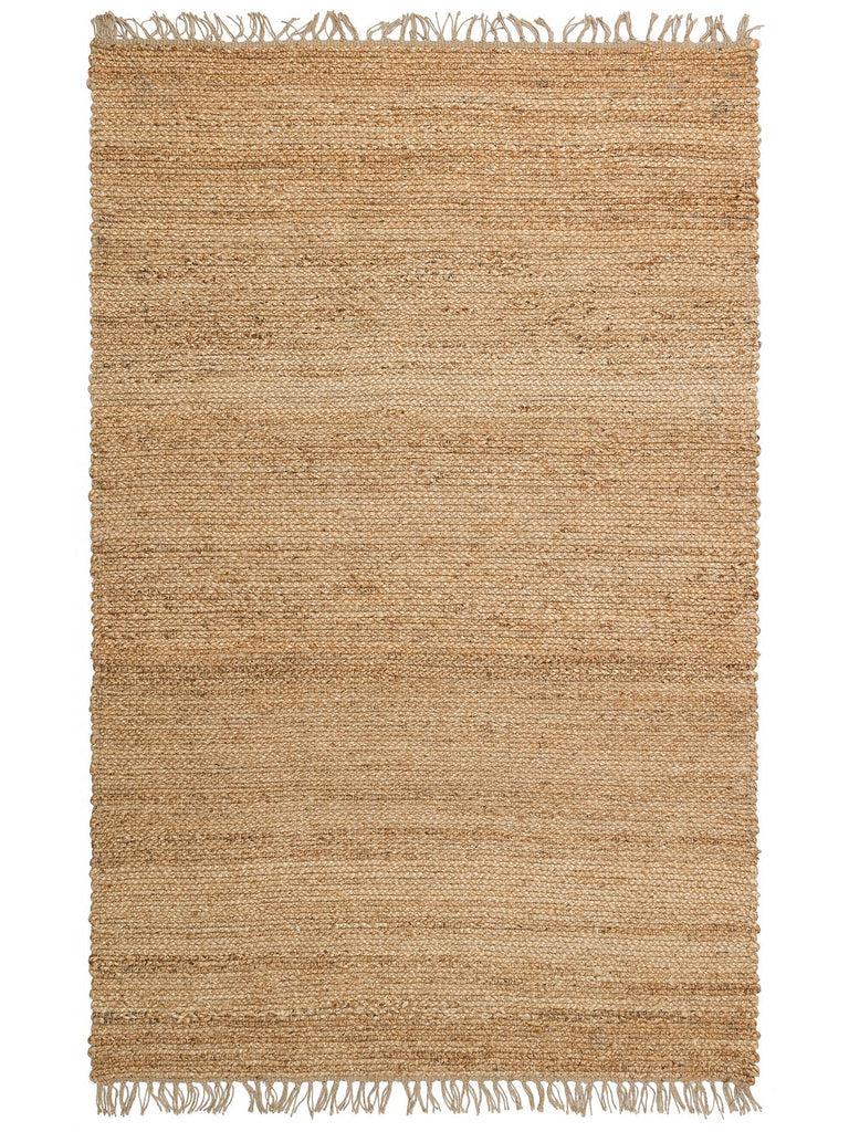 Crown Jüt %100 Naturel Tapis à la Main en Chanvre pour Salon, Couloir, Entrée, Cuisine, Balcon 02 NATURAL XW