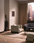 Florence Series Wool and Bamboo Silk Handwoven Rug GREY BEIGE