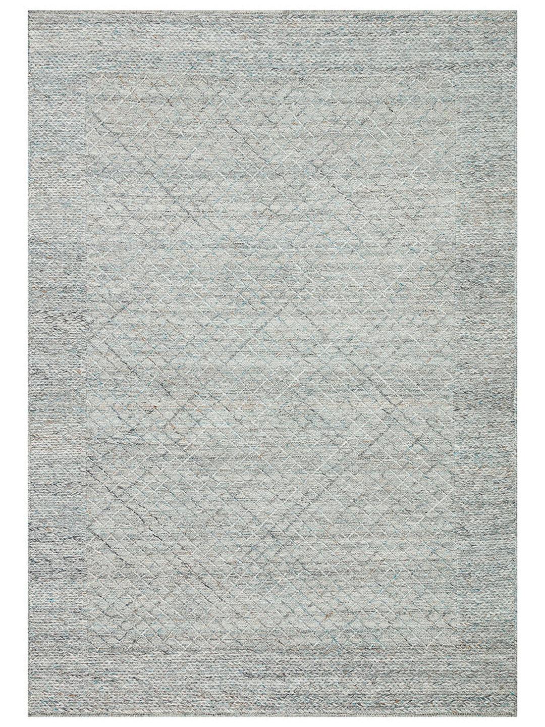 Herringbone Serisi El Dokuma Modern Etnik Salon Oturma Odası Yatak Odası Halı BLUE - Carpetdocia