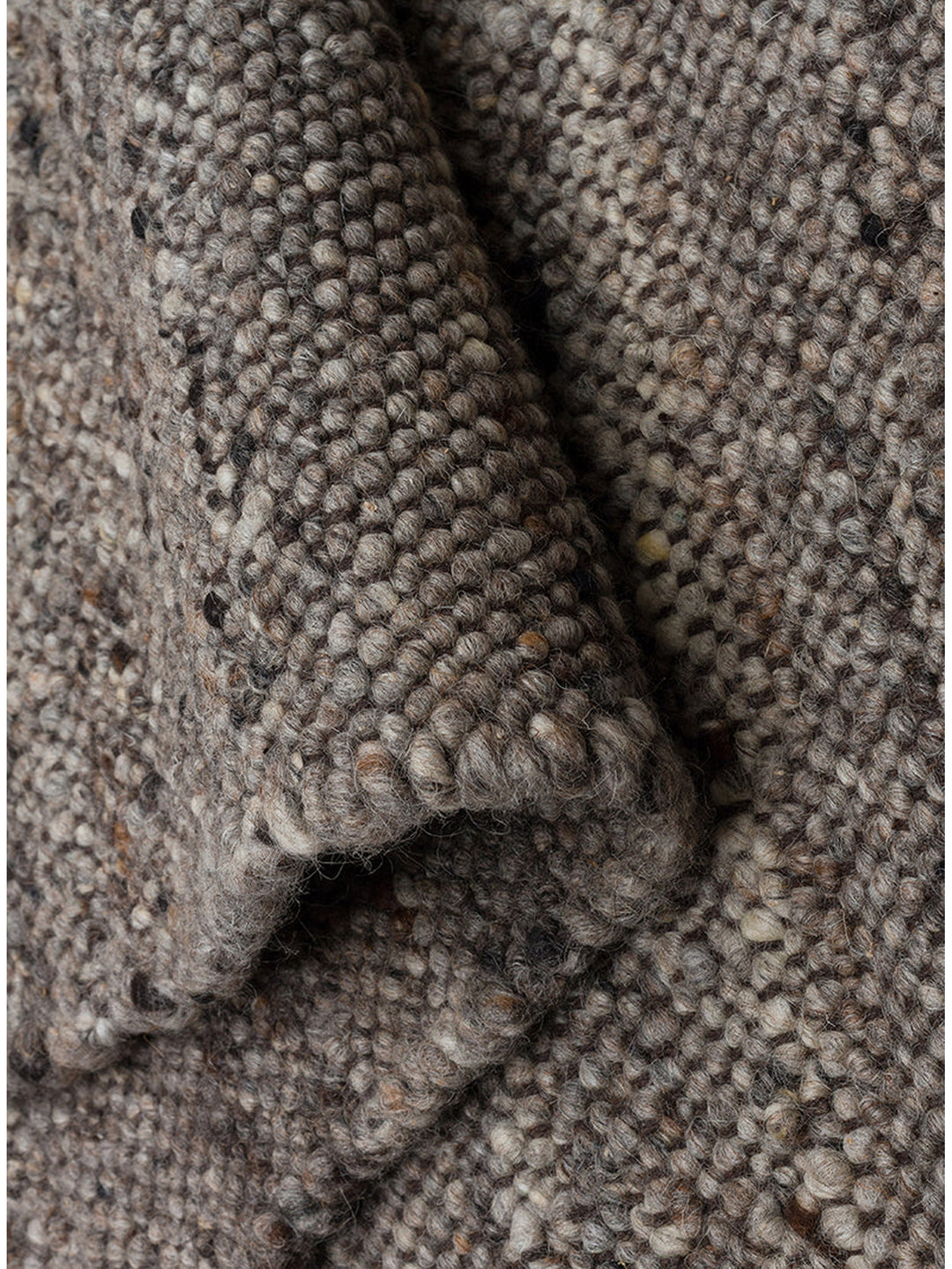 Jakarta Series Wool Polyester and Cotton Blend Handwoven Rug ANTHRACITE