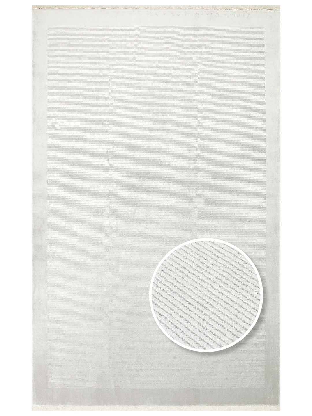 Montenegro Viskon Karışımlı Sade Desenli Sık Dokuma Oturma Odası Salon Koridor Modern Halı 02 GREY - Carpetdocia