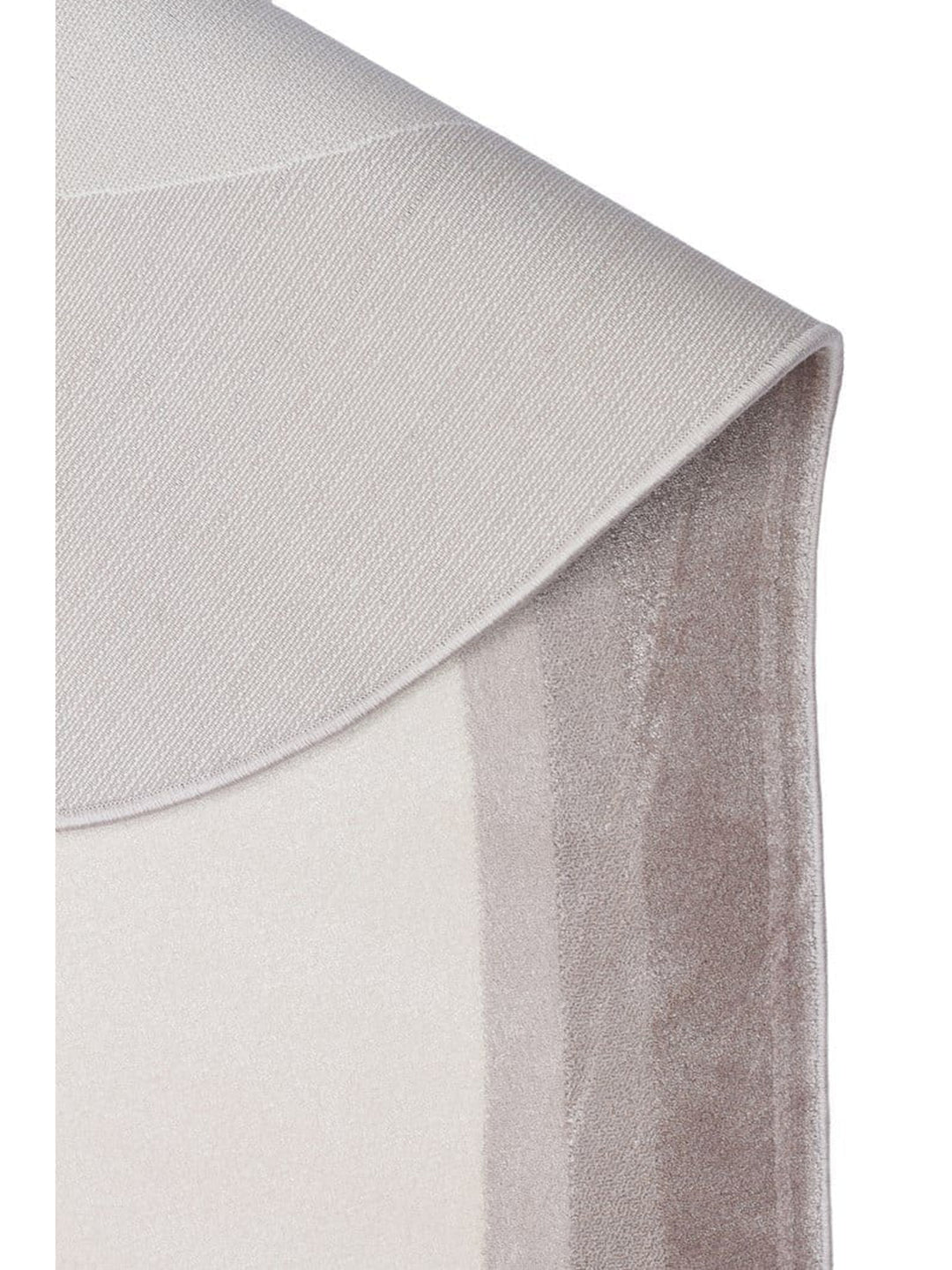 Monza Art Geometric Pattern High Quality Dense Weave Shiny Modern Living Room Rug 01 CREAM BLACK Q