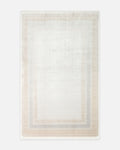 Mumbai Serie Modern gemustert Hochwertiger dicht gewebter glänzender Wohnzimmerteppich 07 CREME GOLD