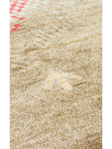 Oushak Carnaval 100% Natural Easy to Clean Handcrafted TENCEL™ Modern Uşak Carpet 07 BEIGE AUTUMN Q