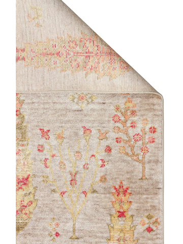 Oushak Carnaval 100% Natural Easy to Clean Handcrafted TENCEL™ Modern Uşak Carpet 08 BEIGE AUTUMN