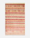 Oushak Carnaval Tapis Uşak Moderne TENCEL™ 100 % Naturel, Facile à Nettoyer, Fait Main 12 RED AUTUMN