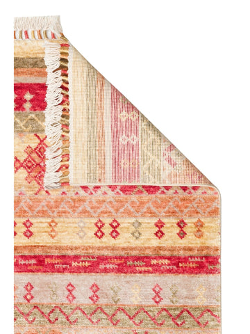Oushak Carnaval 100% Natural Easy to Clean Handcrafted TENCEL™ Modern Uşak Carpet 12 RED AUTUMN