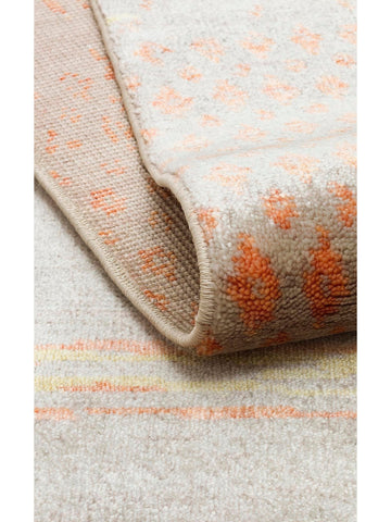 Oushak Carnaval 100% Natural Easy to Clean Handcrafted TENCEL™ Modern Uşak Carpet 15 BEIGE AUTUMN