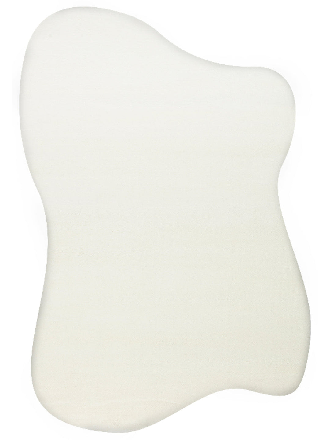 Peace Art Hav Toz Vermez Yumuşak Tuşeli Zarif Shaggy Halı 01 WHITE - Carpetdocia