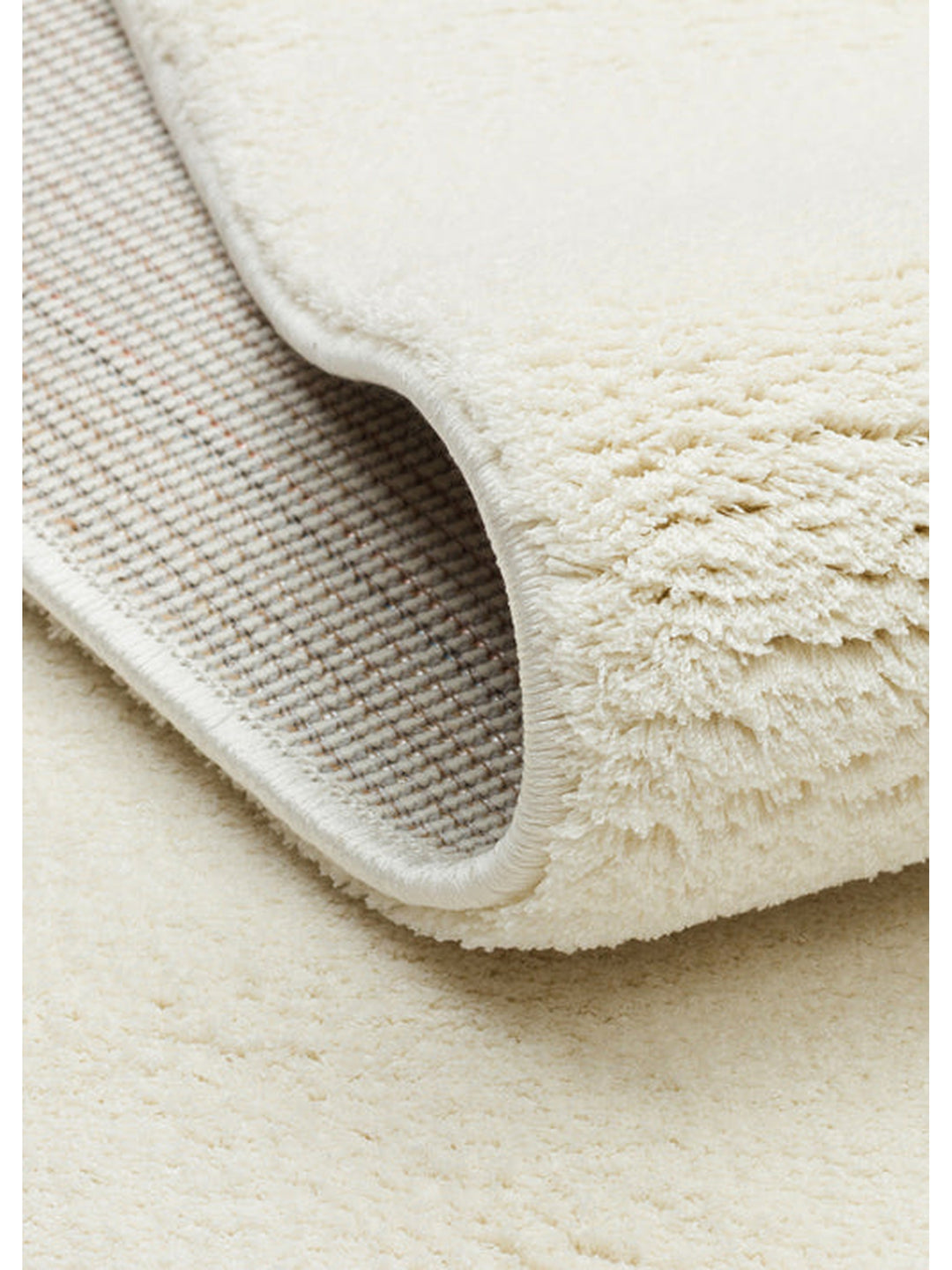 Peace Art Hav Toz Vermez Yumuşak Tuşeli Zarif Shaggy Halı 01 WHITE - Carpetdocia