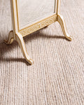 Portofino Series 100% Natural Viscose, Wool, and Cotton Handwoven Modern Living Room and Lounge Rug IVORY