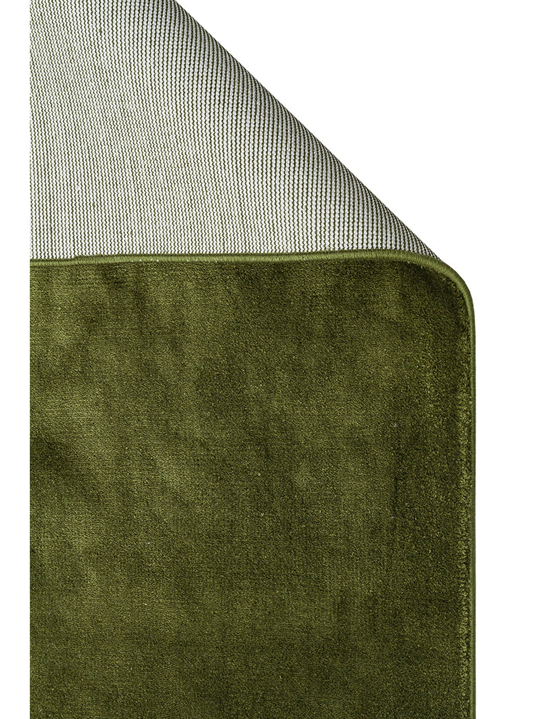 Queen Serisi %100 Naturel Viskon Parlak Modern El Emeğiyle Üretilen Salon Oturma Odası Halı MOSS - Carpetdocia