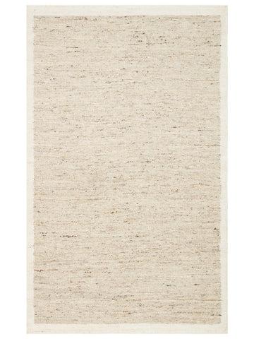 Urumchi %100 Naturel Yün Jüt Karışımı Oturma Odası Salon Koridor Mutfak El Dokuma Halı 01 GREY CREAM - Carpetdocia