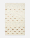 Tapis tricoté fait main pour salon, couloir, entrée à motif kazak 100 % laine naturelle Woolstar JD 06 NAT